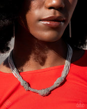 Load image into Gallery viewer, Copious Command - Silver NECKLACE AND BRACELET SET ONLY