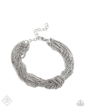 Load image into Gallery viewer, Copious Command - Silver NECKLACE AND BRACELET SET ONLY