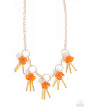 Load image into Gallery viewer, Lei of the Land - Orange Necklace