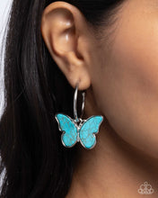 Load image into Gallery viewer, Melodic Mariposa - Blue Earrings