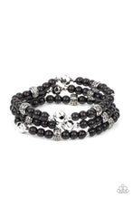 Load image into Gallery viewer, Here to STAYCATION - Black Bracelet
