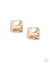 Load image into Gallery viewer, Square Symmetry - Gold Earrings
