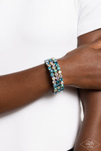 Load image into Gallery viewer, Iridescent Incantation - Blue Bracelet
