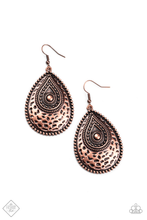 Load image into Gallery viewer, Paparazzi Earrings ~ Rural Muse - Fashion Fix Nov 2020 - Copper
