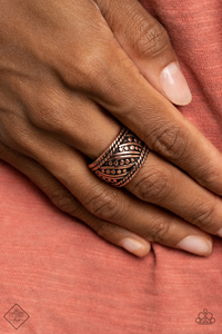 Slanted Shimmer - Fashion Fix Nov 2020 - Copper
