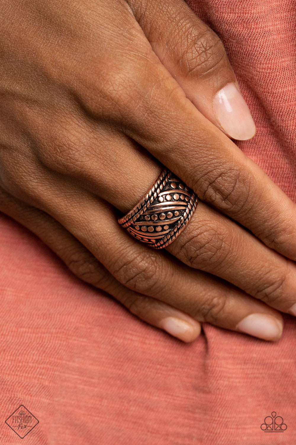 Slanted Shimmer - Fashion Fix Nov 2020 - Copper