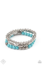 Load image into Gallery viewer, Paparazzi Bracelet Fashion Fix Feb 2021 ~ Trail Mix Mecca - Blue
