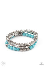 Load image into Gallery viewer, Paparazzi Bracelet Fashion Fix Feb 2021 ~ Trail Mix Mecca - Blue
