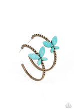 Load image into Gallery viewer, Bohemian Butterfly - Brass Earrings
