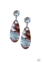 Load image into Gallery viewer, Paparazzi A HAUTE Commodity - Brown Acrylic Earrings
