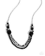 Load image into Gallery viewer, Relaxed Refinement - Black Necklace
