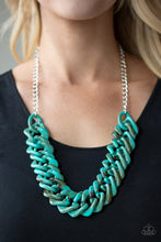 Load image into Gallery viewer, "Comin in Haute" Blue Necklace
