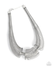 Load image into Gallery viewer, Carefree Coils - Silver Necklace
