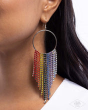 Load image into Gallery viewer, Streamlined Shimmer - Multi  Earrings
