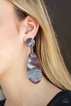 Load image into Gallery viewer, Paparazzi A HAUTE Commodity - Brown Acrylic Earrings
