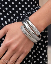 Load image into Gallery viewer, Smooth Similarity - Silver Cuff Bracelet

