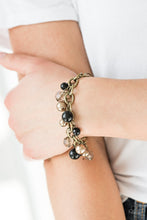 Load image into Gallery viewer, Grit and Glamour - Black/Brass Bracelet
