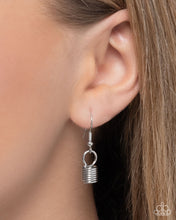 Load image into Gallery viewer, Carefree Coils - Silver Necklace
