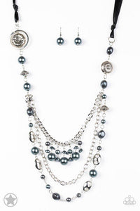 Paparazzi Necklace Blockbuster - All the Trimmings - Black