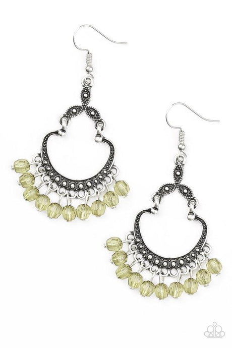 Babe Alert - Green - Paparazzi Earring Image