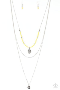 Mild Wild - Yellow - Paparazzi Necklace Image