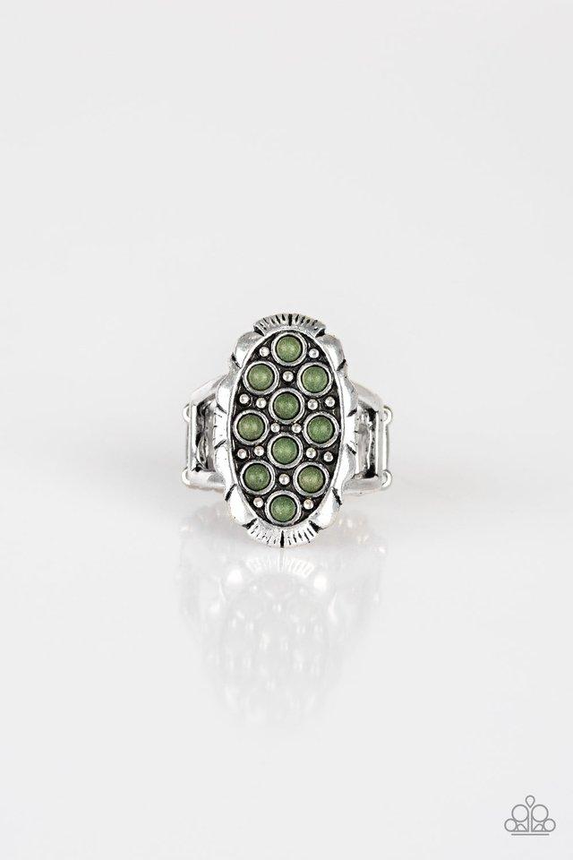 Cactus Garden - Green - Paparazzi Ring Image