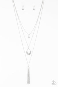 Be Fancy - Silver - Paparazzi Necklace Image