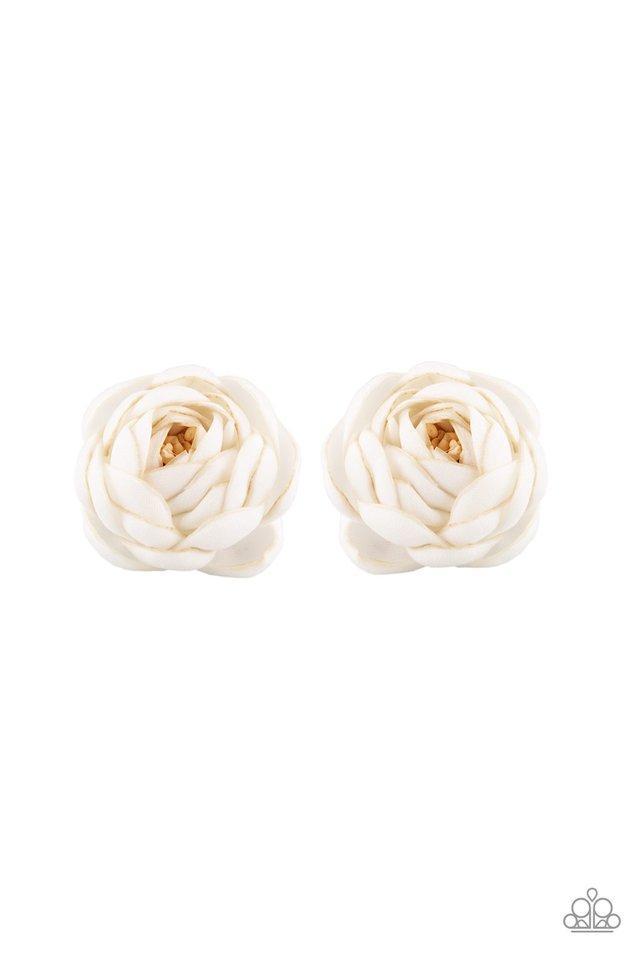 Dapper In Dahlias - White