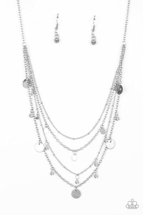 Classic Class Act - White - Paparazzi Necklace Image
