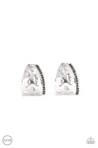 Blissed Out - Black - Paparazzi Earring Image