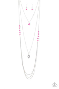 The Pony Express - Pink - Paparazzi Necklace Image