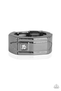 Atlas - Black - Paparazzi Ring Image