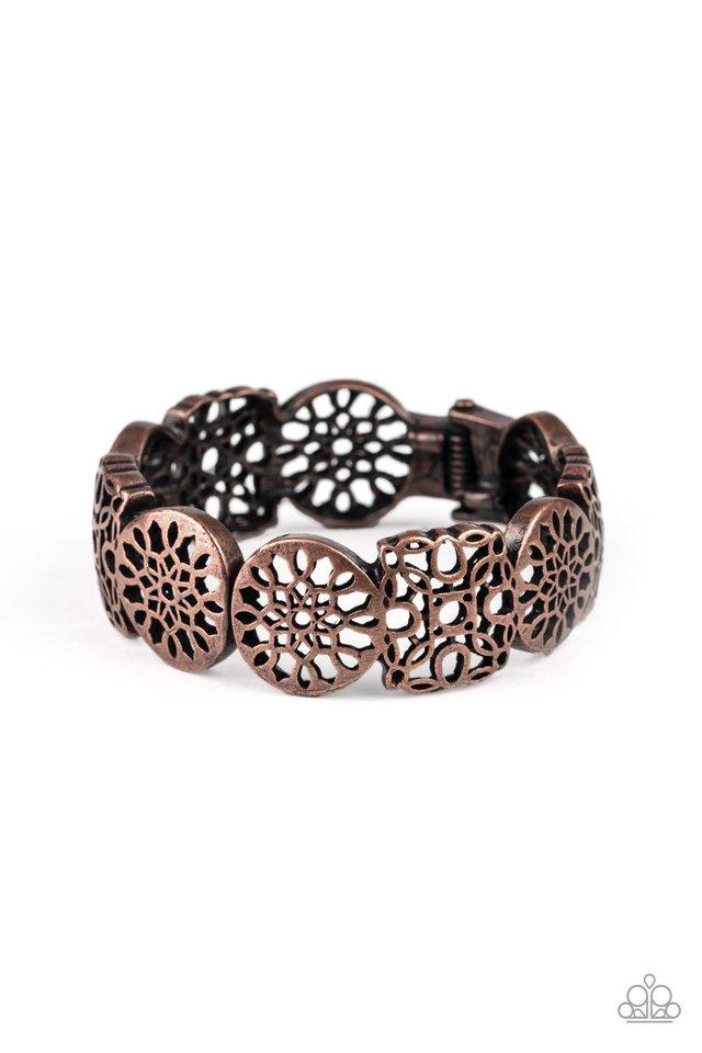 Mandala Mixer - Copper - Paparazzi Bracelet Image