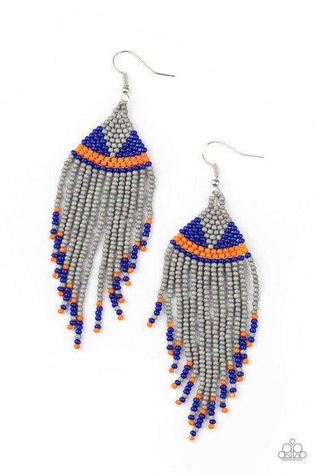 BEADazzle Me - Silver - Paparazzi Earring Image