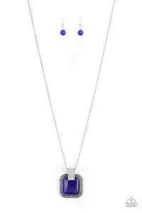 Effervescent Elegance - Blue - Paparazzi Necklace Image
