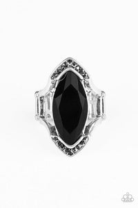 Leading Luster - Black - Paparazzi Ring Image