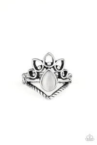 Serene Scene - White - Paparazzi Ring Image