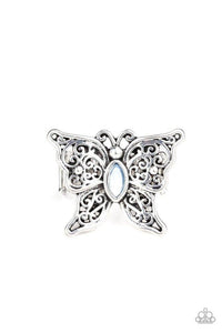 Flutter Flavor - Blue - Paparazzi Ring Image