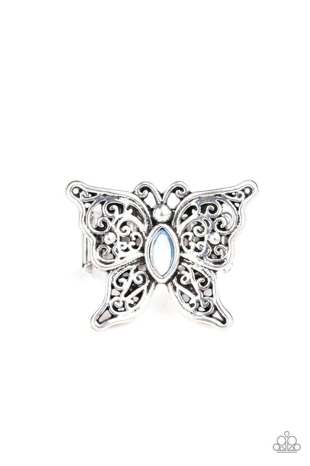 Flutter Flavor - Blue - Paparazzi Ring Image
