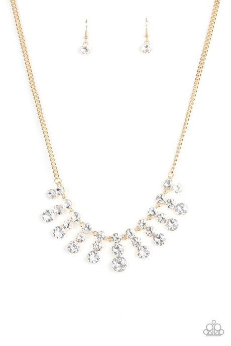 Celebrity Couture - Gold - Paparazzi Necklace Image
