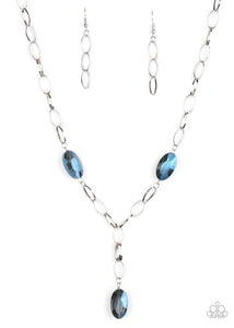Power Up - Blue - Paparazzi Necklace Image
