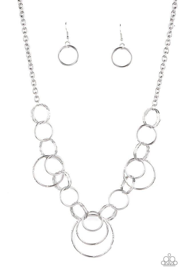 Ringing Relic - Silver - Paparazzi Necklace Image