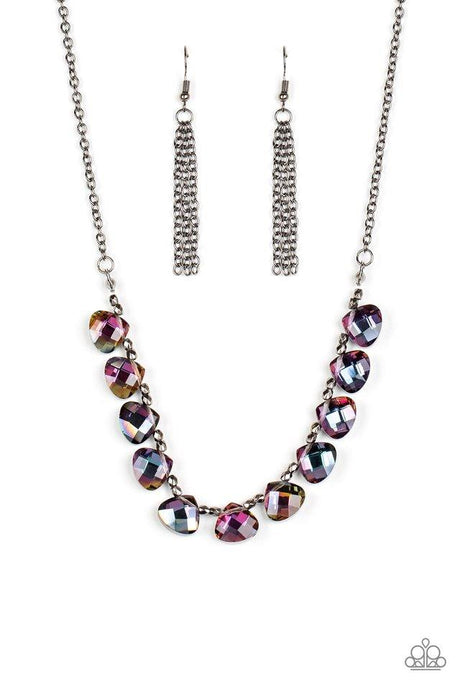 Catch a Fallen Star - Multi - Paparazzi Necklace Image