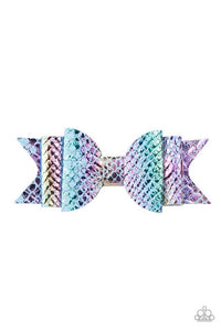 BOW Your Mind - Blue - Paparazzi Hair Accessories Image