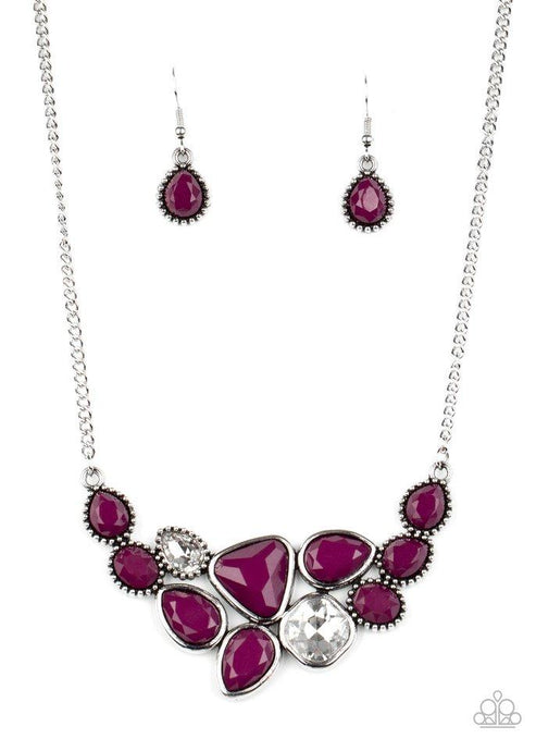 Breathtaking Brilliance - Purple - Paparazzi Necklace Image