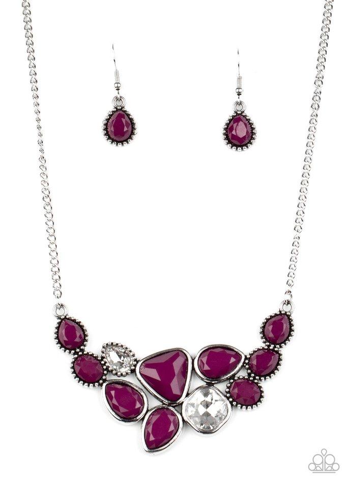 Breathtaking Brilliance - Purple - Paparazzi Necklace Image