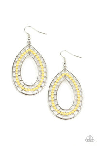 Fruity Fiesta - Yellow - Paparazzi Earring Image
