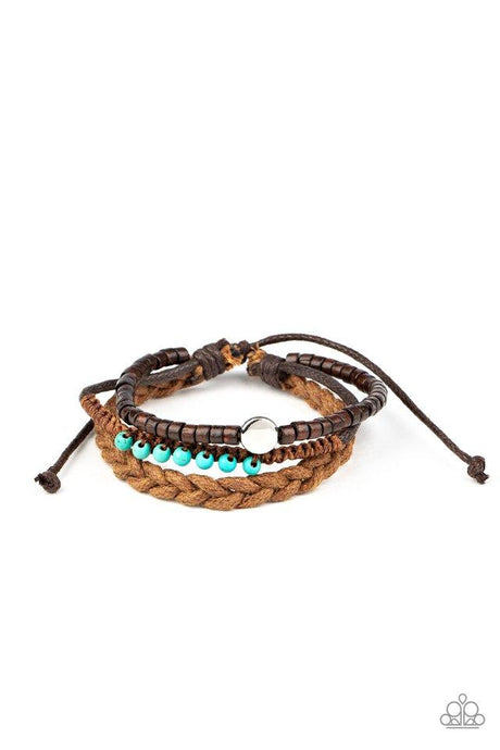 Beach Adventure - Blue - Paparazzi Bracelet Image