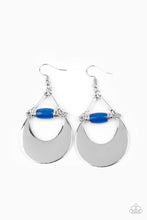 Load image into Gallery viewer, Mystical Moonbeams - Blue - Paparazzi Earring Image
