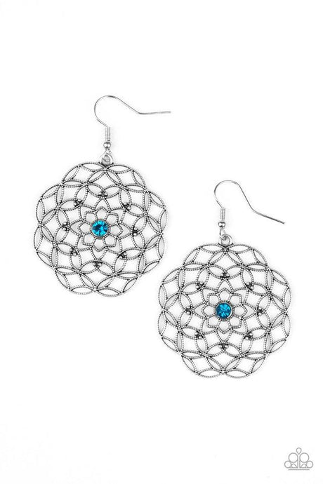 Botanical Bash - Blue - Paparazzi Earring Image